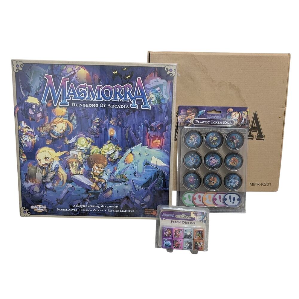 Masmorra Dungeons of Arcadia Kickstarter Bundle – Sealed Base + Extras + Tokens